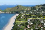Aerial view of Hahei Beach Holiday Resort